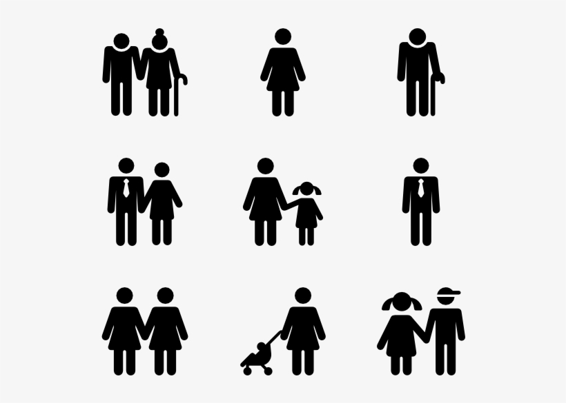 Types Of Families - Padre E Hijo Simbolo, transparent png