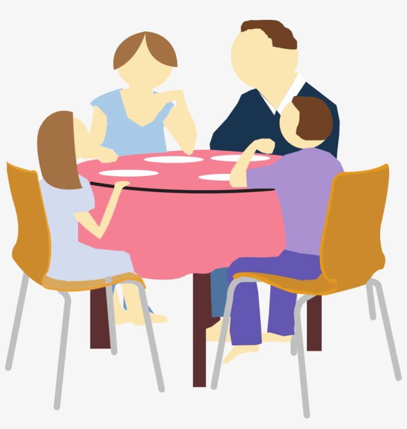 File - Family Eating Png, transparent png