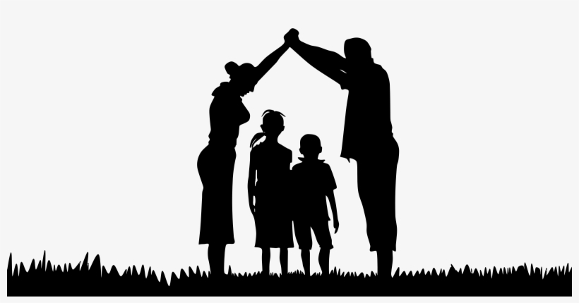 This Free Icons Png Design Of Family Shelter Silhouette, transparent png