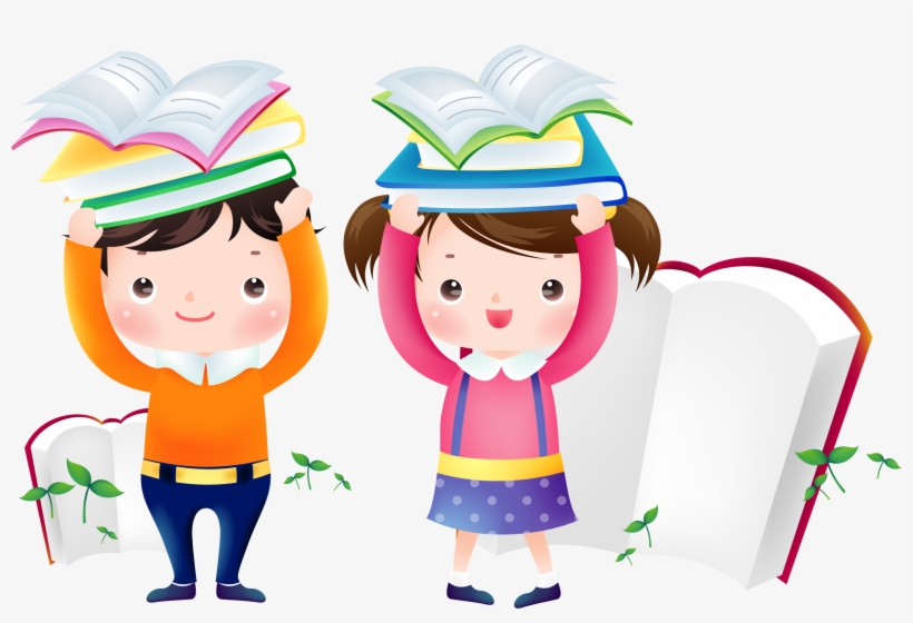 Child Cartoon Learning Silhouette - Mes Del Libro 2018, transparent png
