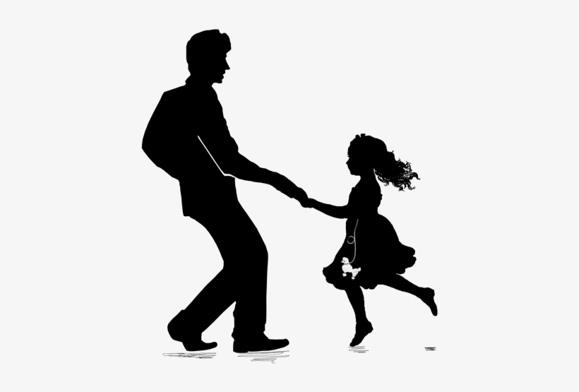 Father And Daughter Png, transparent png
