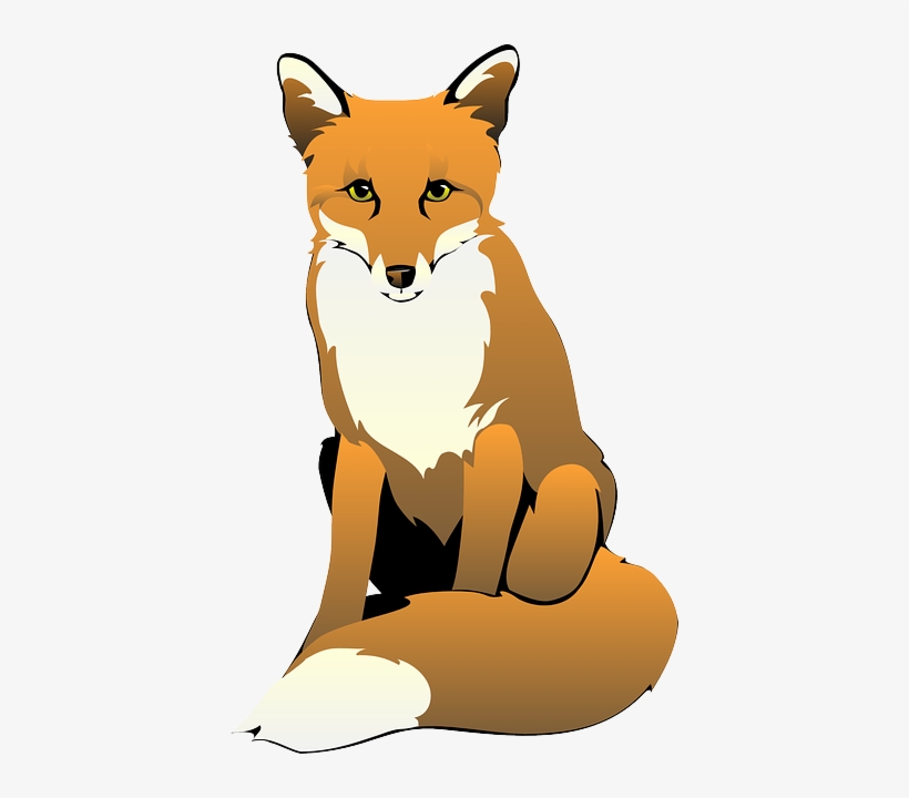 Watercolor Fox Family Printable, Animal Clipart, Baby - Fox Clip Art Png, transparent png
