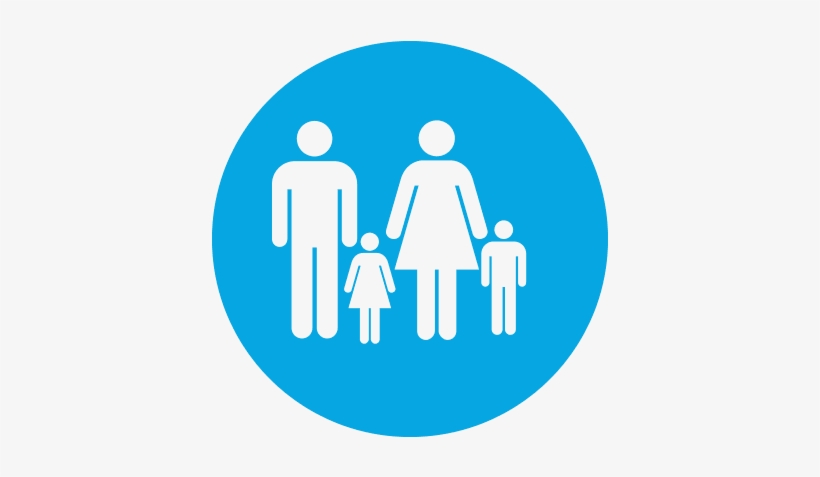 Student Information System United States - Family Icon Png Blue, transparent png
