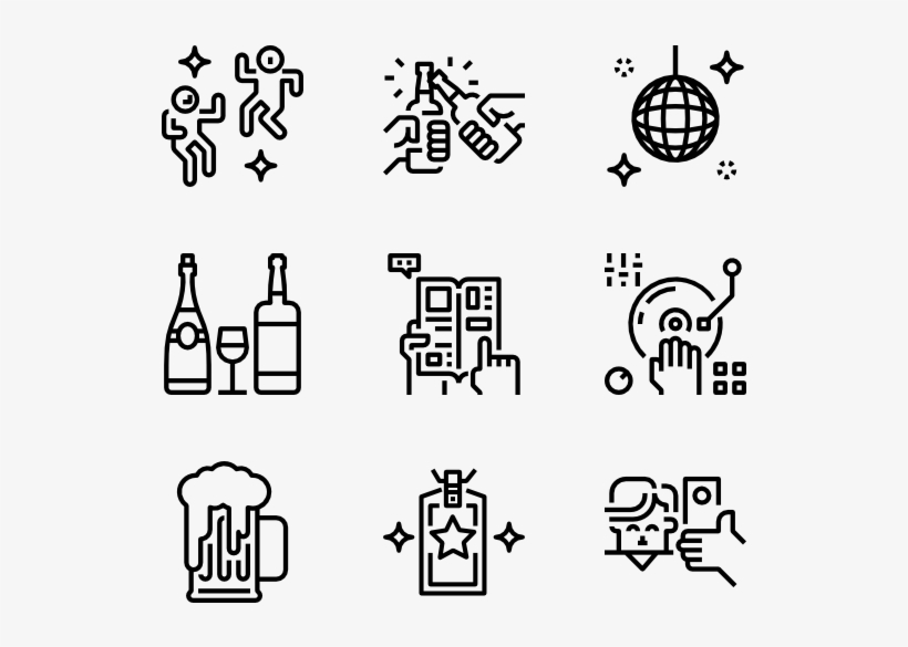 Party And Event 36 Icons - Astronaut Icon Vector, transparent png