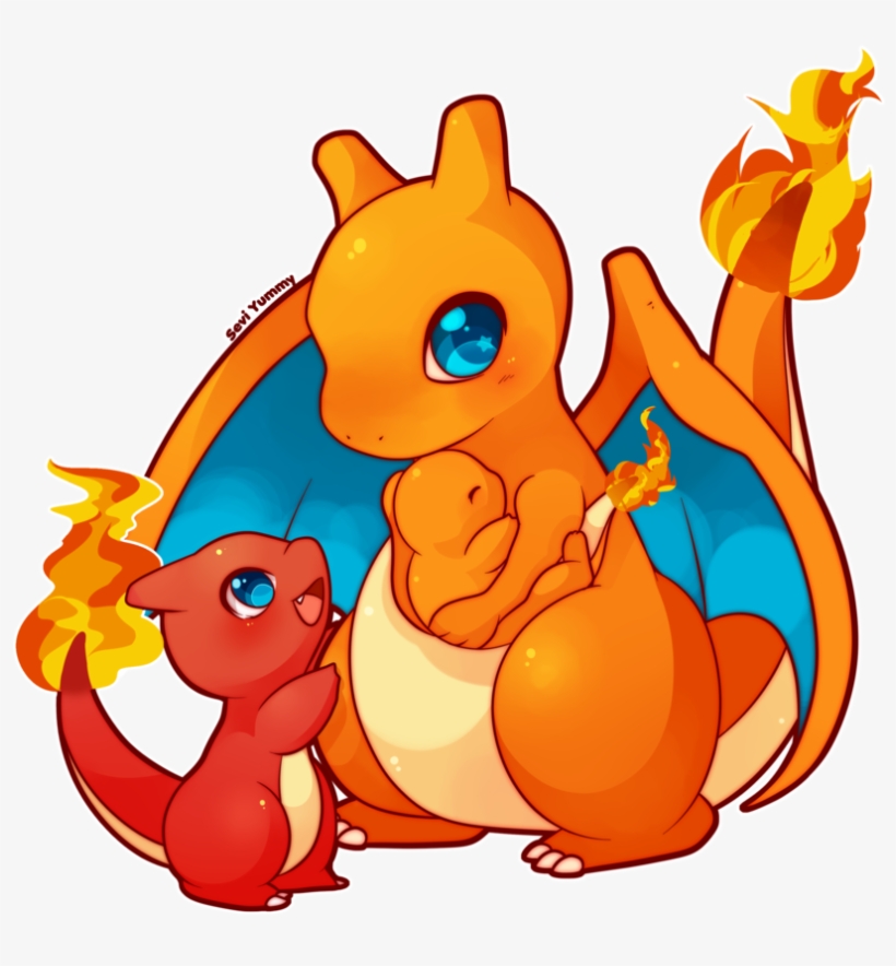 Fire Family By Sevi Yummy Submitted By Lol33ta To - Cute Charmander, transparent png