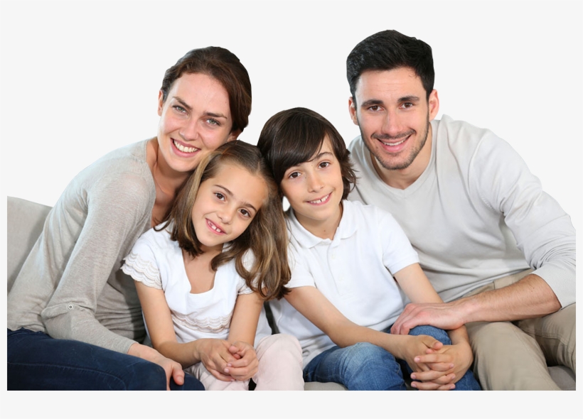 Portrait Of A Smiling Family - Friendship, transparent png