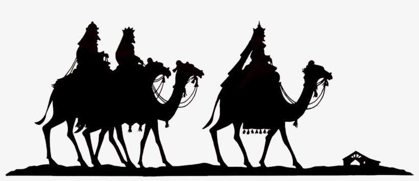 Christmas Silhouettes Image Library Stock - Three Wise Men Sketches, transparent png