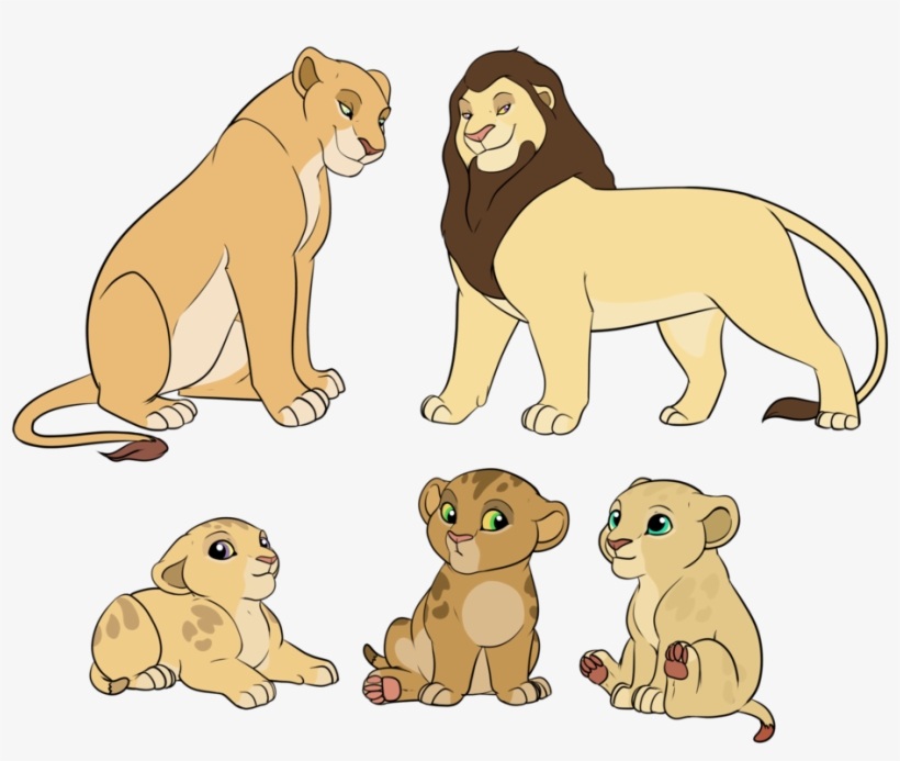 Lion Family Png - Lion King Lioness Adopts, transparent png