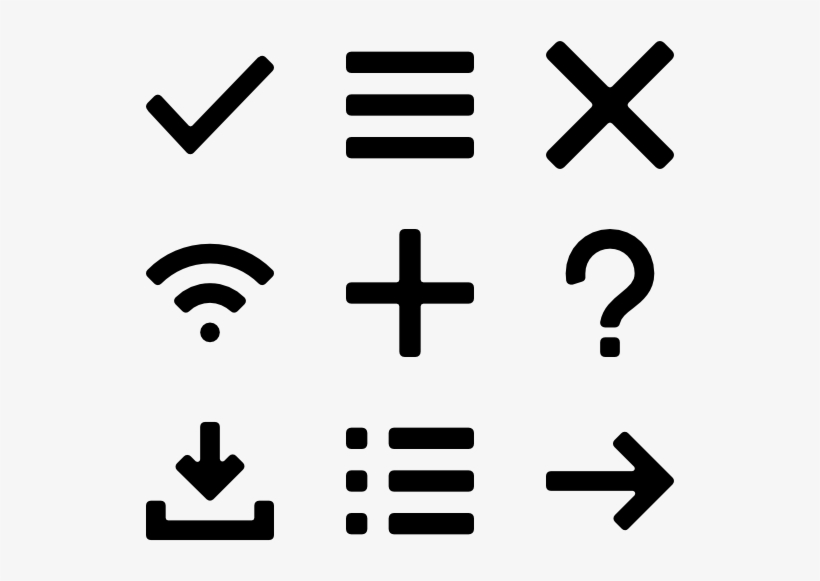 Flat Lines 130 Icons - Cross, transparent png