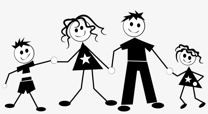 This Free Icons Png Design Of Stick Figure Family 3, transparent png