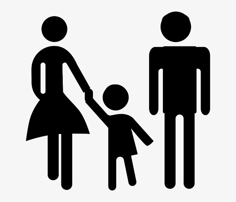 Wife Child, Family, Man, Wife - Family Symbol Png, transparent png