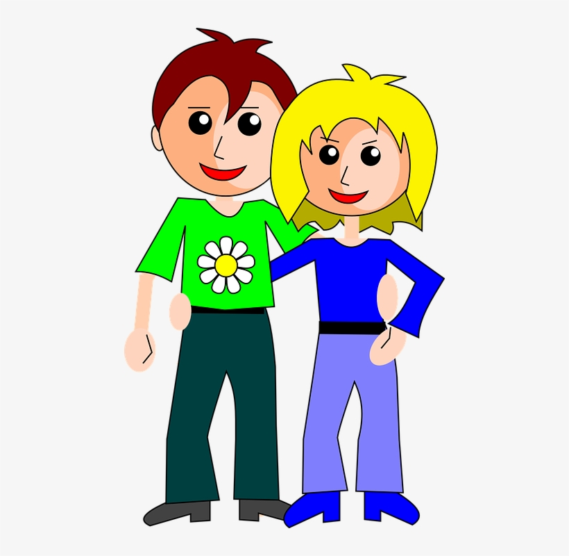 Happy Family Clipart 20, Buy Clip Art - Cutest Couple Throw Blanket, transparent png