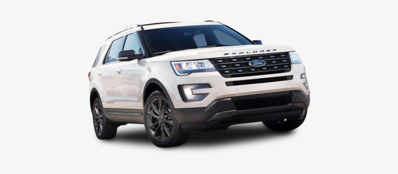 White Ford Explorer Suv Car Png Image - 2019 Ford Explorer Sport, transparent png