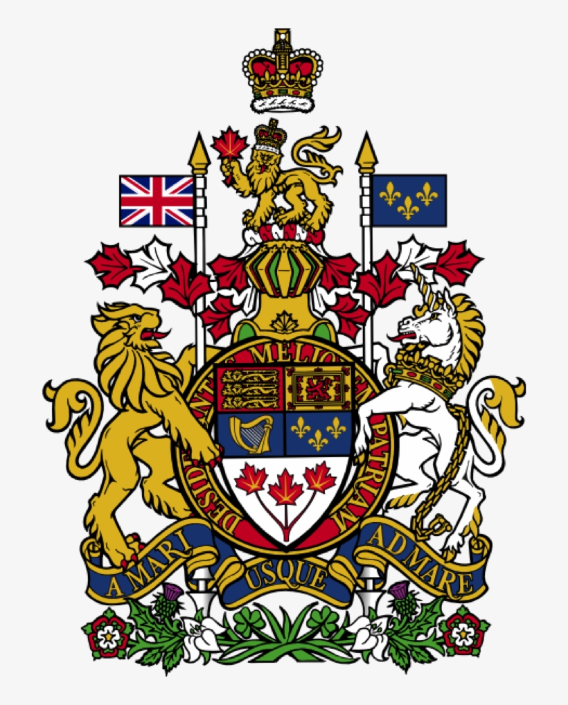 Los Brazos De Canadá Real Escudo De Armas Del Reino - Canadian Charter Of Rights And Freedoms Symbol, transparent png