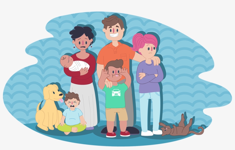 Clip Art Library Stock Interpersonal Relationship Child - Right To A Family, transparent png