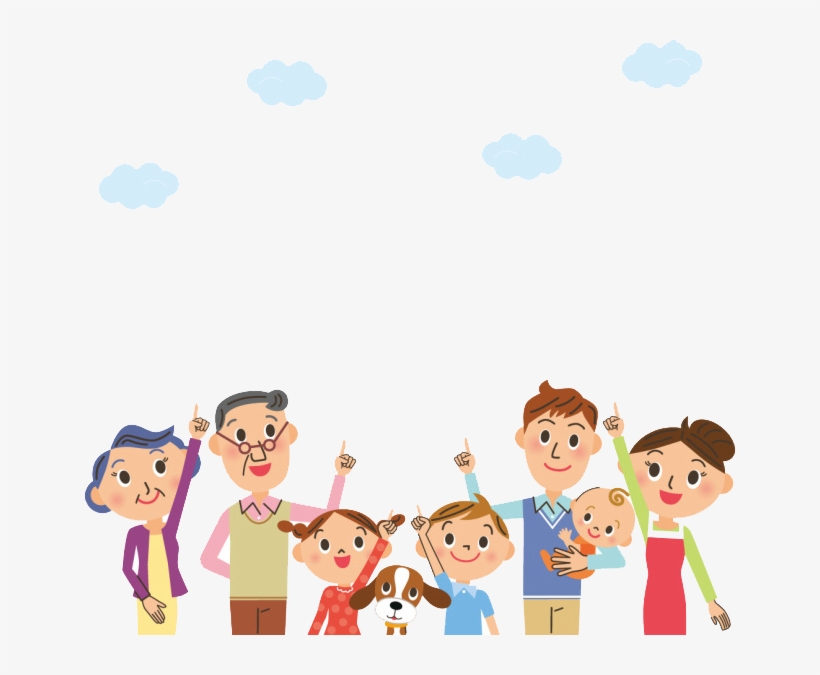 Family Cartoon Illustration - Family Cartoon Png, transparent png
