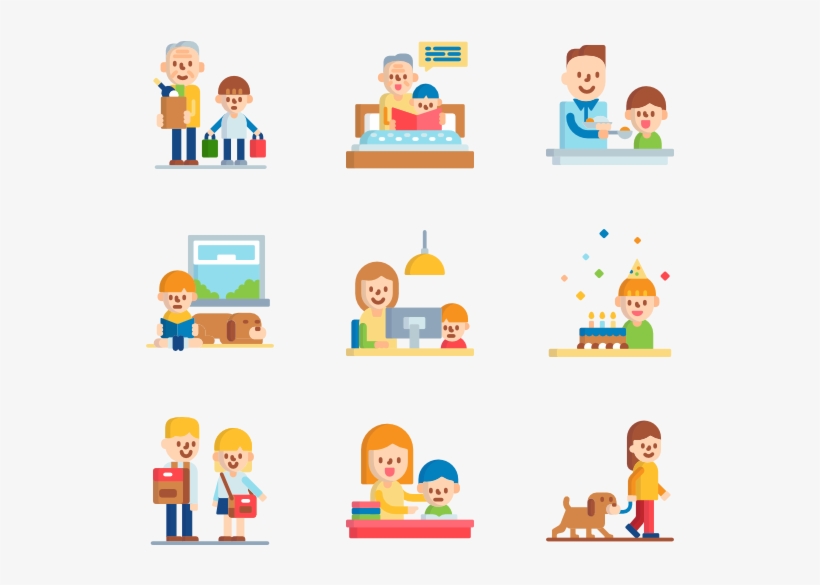 Family Life 50 Icons - Flti, transparent png