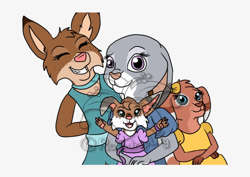 At Wilde Girls Family Pic By Raindroplily-darcwyx - Cartoon, transparent png