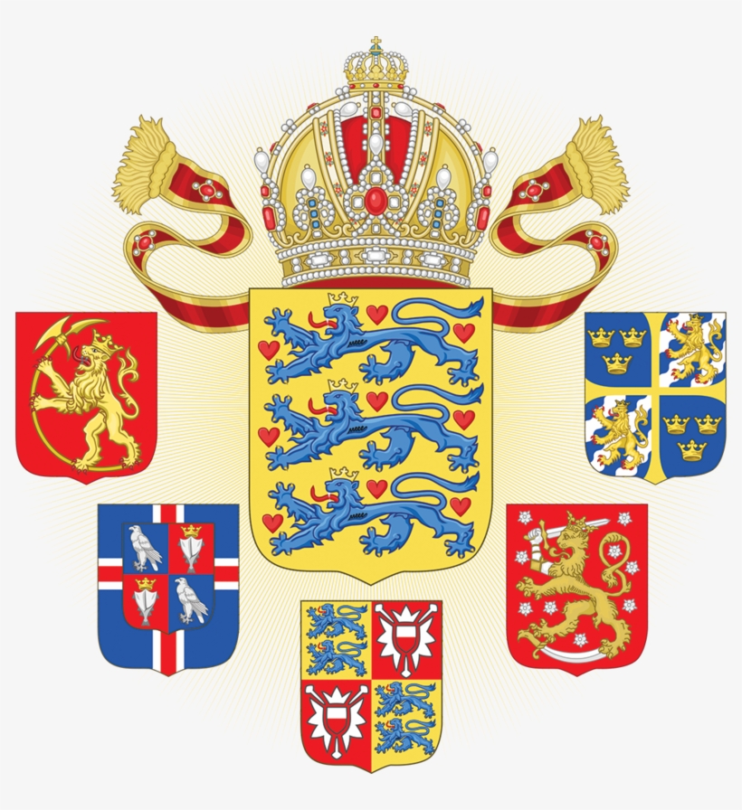 Small Coat Of Arms Of The Scandinavian Empire By Regicollis - Coat Of Arms Scandinavia, transparent png