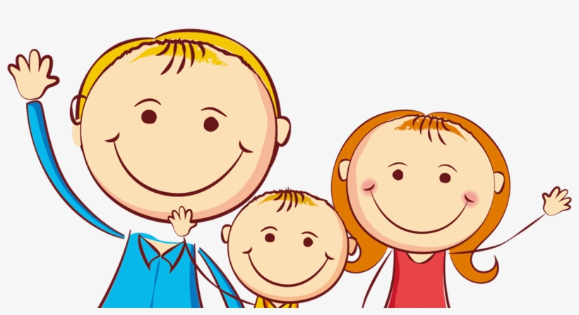 Cartoon Download Clip Art - Family Of Three Clipart - 1800x1440 PNG  Download - PNGkit