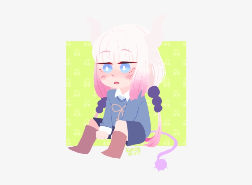4 - Kanna Dragon Maid Transparent, transparent png
