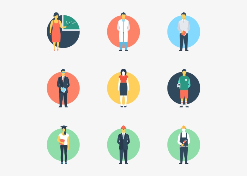 Professions 50 Icons - Job, transparent png