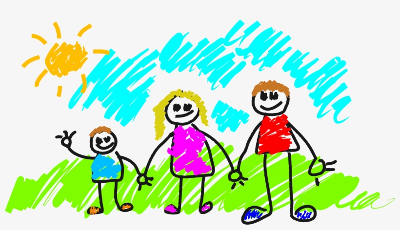 Drawing Family Happy - Talking About Death And Bereavement In School, transparent png