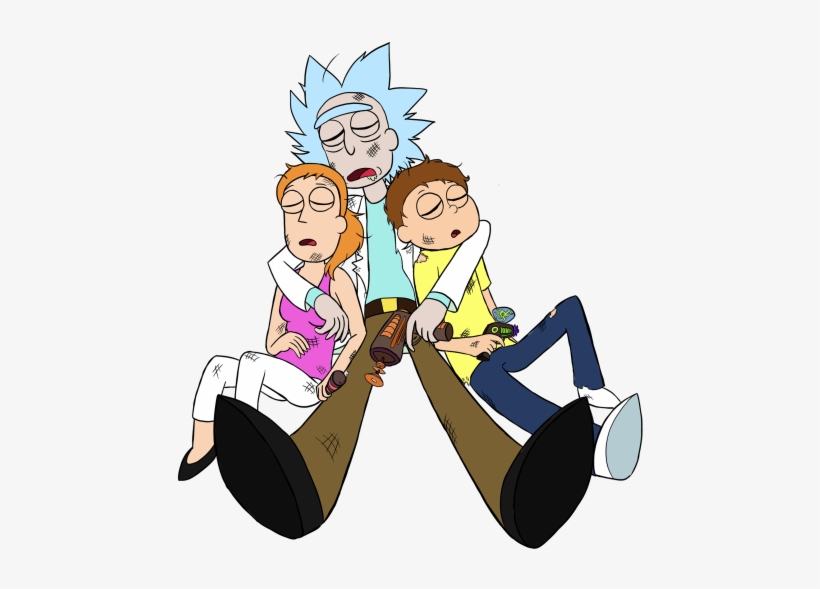Family Clipart Png - Rick And Morty 3 Transparent, transparent png
