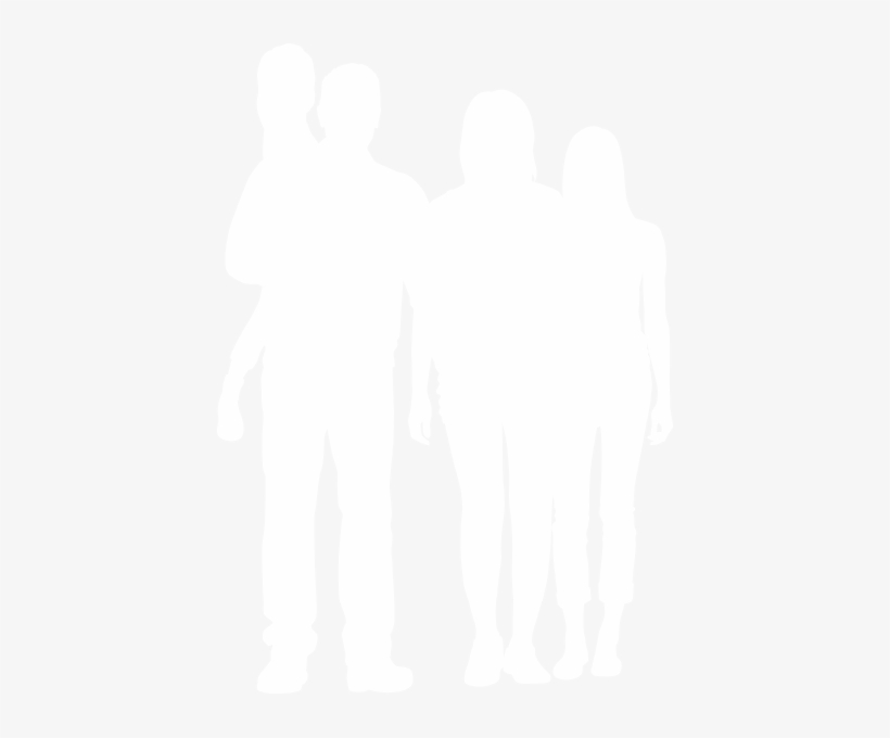 Crm & Ticketing Experts - Png White Silhouette, transparent png