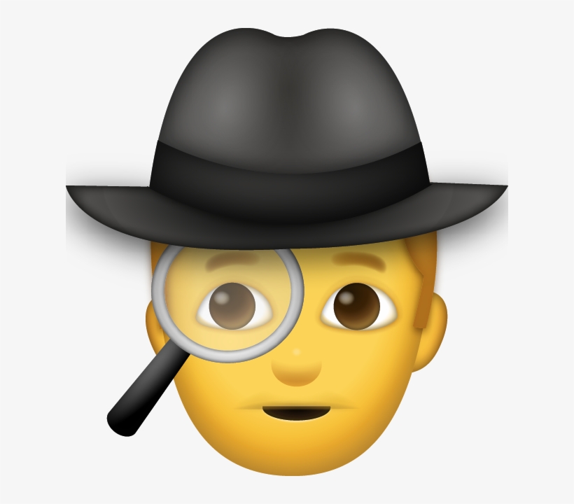 Emoji Clipart Detective Frames Illustrations Hd Images - Detective Emoji, transparent png