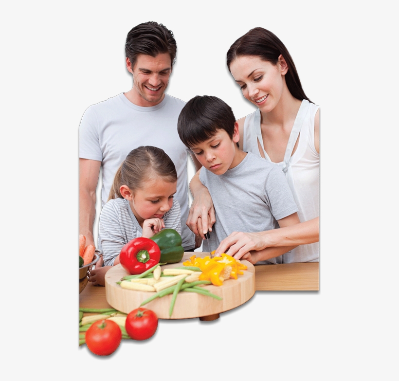 However, Preparing And Following A Diet Plan Is Not - Family Eating Healthy Png, transparent png