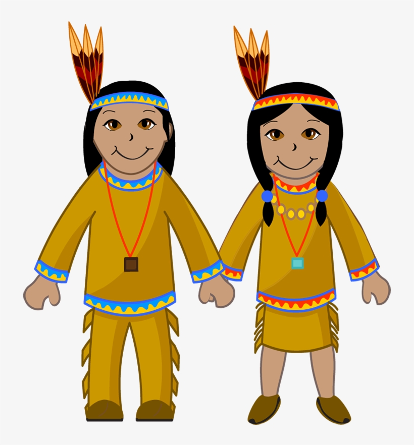 Indian Clipart Family Member - Native American Indians Clipart, transparent png