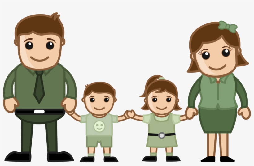 Family Health - Family Members Cartoon Png, transparent png