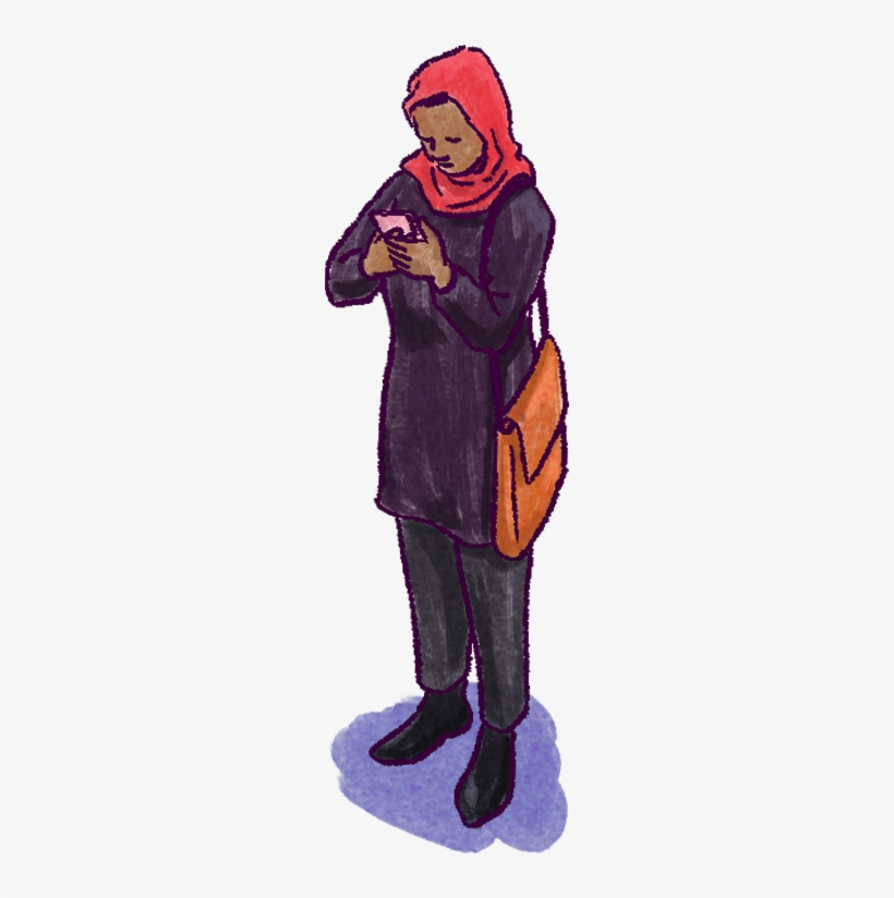 Employee Checking Smartphone - Employee, transparent png