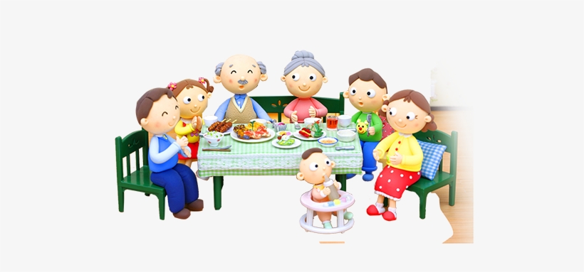Reunion Dinner Chinese New Year Red Envelope - Eat Dinner With Family Png, transparent png