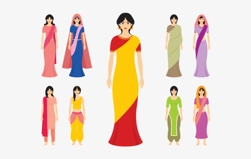 Indian Women Vector - Indians Womens Vector Png, transparent png