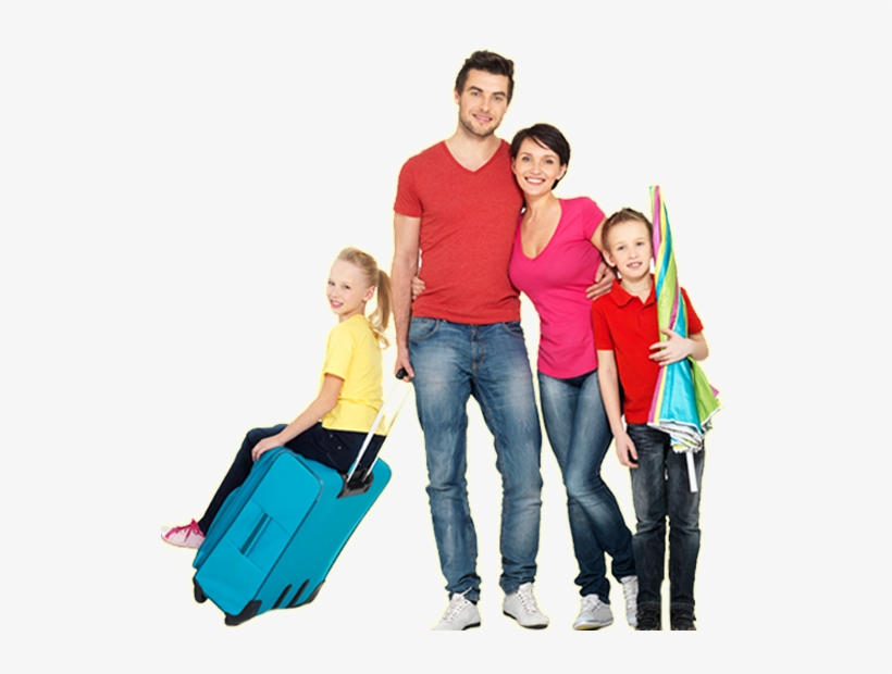 Travel People Png All India Holiday Trip - Tourist Family, transparent png