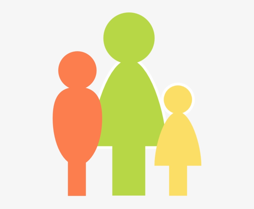 Banner Library Download Mother And Kids Clip Art At - Single Mother Vector Png, transparent png