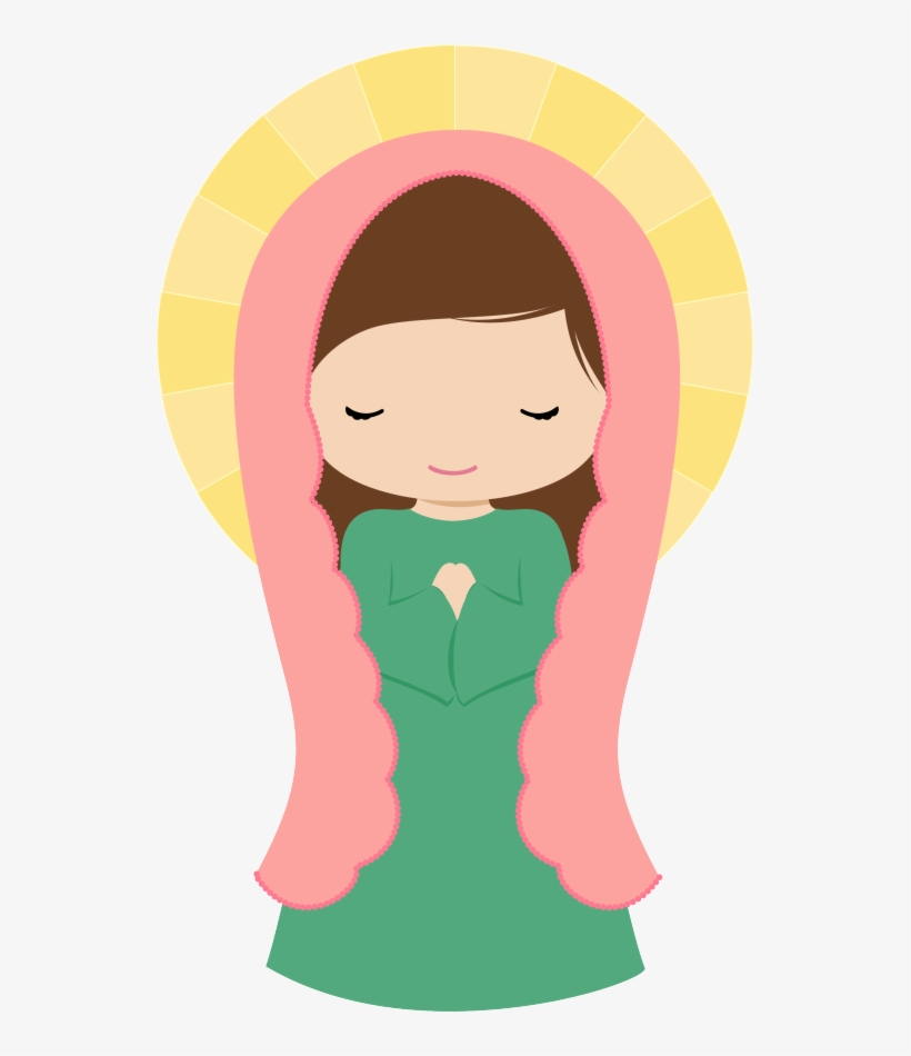 Family Clipart Fashion - Virgin Of Guadalupe Clipart, transparent png