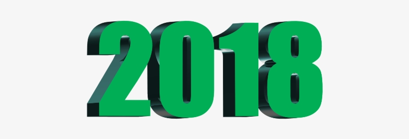 Happy New Year 2018 Png Transparent Images Logo Cool - Illustration, transparent png