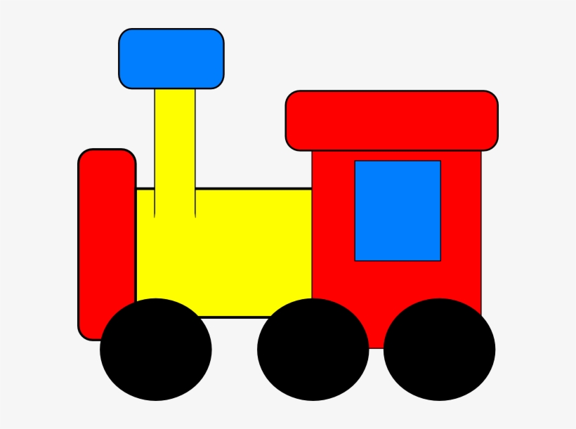 Clip Art At Clker Com Vector Online - Cartoon Train Clip Art, transparent png
