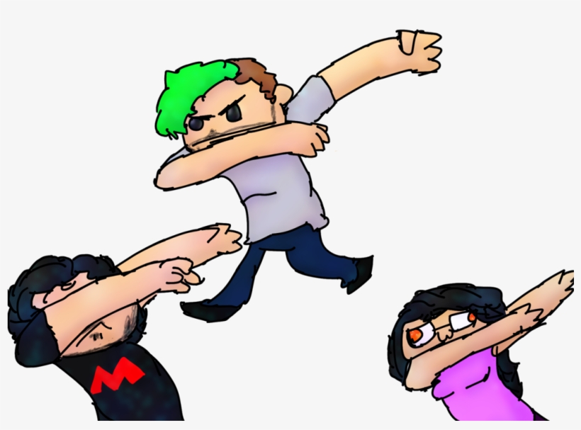 Clipart Transparent Stock Deez Youtoobers Be By Thedrawblitz - Dabbing Person, transparent png