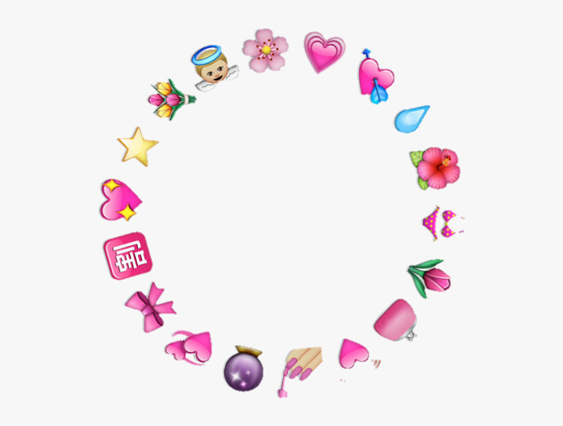 3 - Heart Emoji Circle Png, transparent png