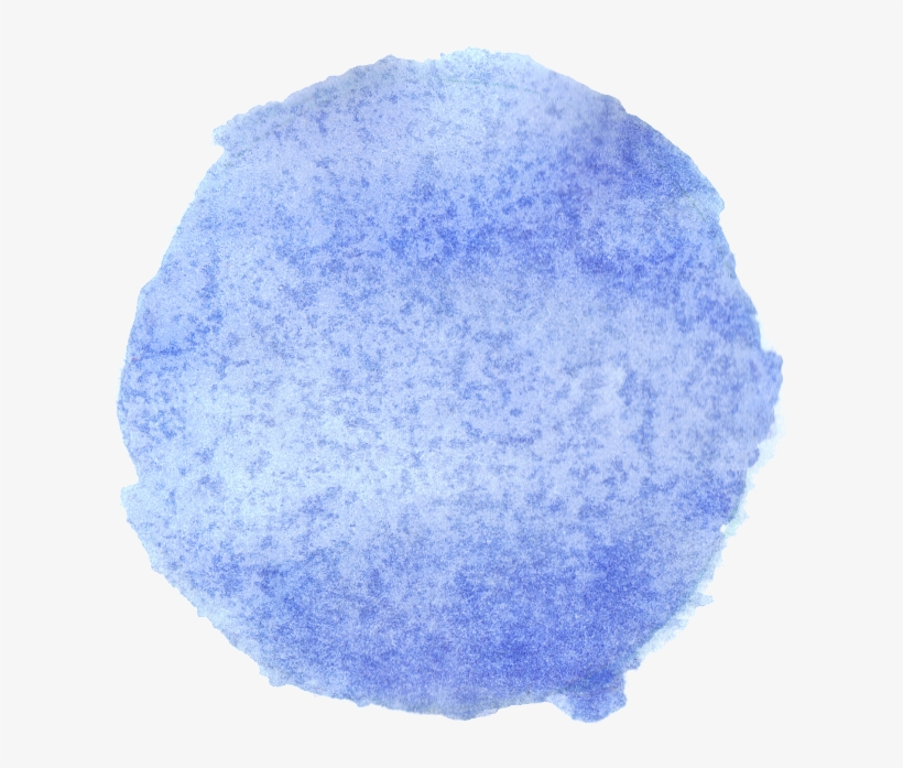 Free Download - Blue Watercolor Circle Png, transparent png