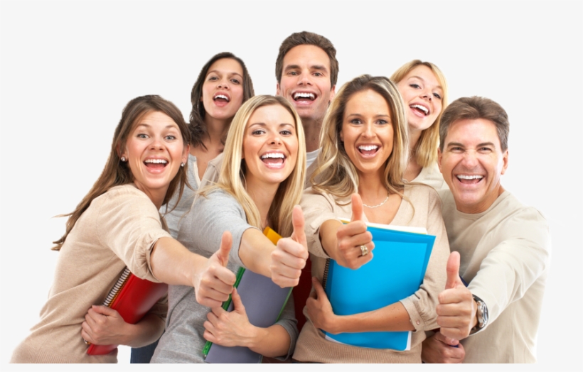 Happy College Students Png, transparent png
