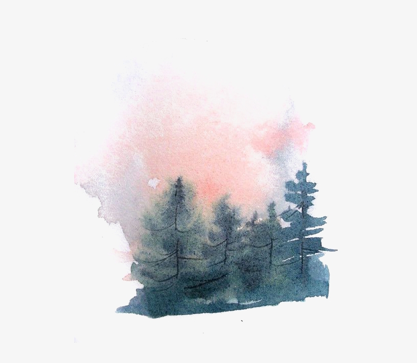 Season Drawing Watercolor - Watercolor Background Png Landscape, transparent png
