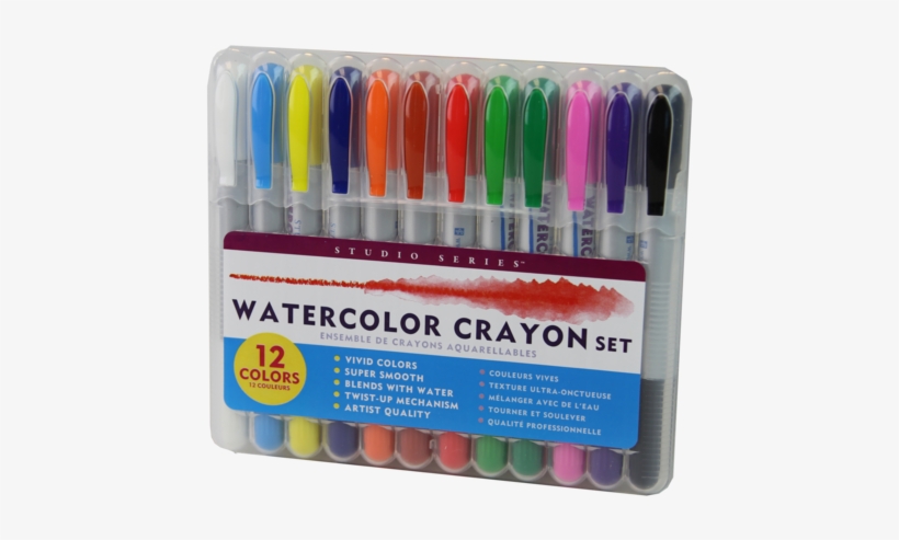 By Peter Pauper Press - Studio Series Watercolor Crayon Set (12 Water, transparent png