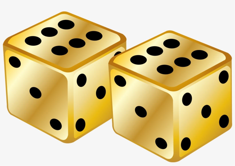 Yellow Dice Png, transparent png