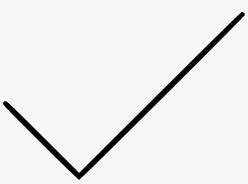 Check Mark Image Png - Thin Checkmark Png, transparent png