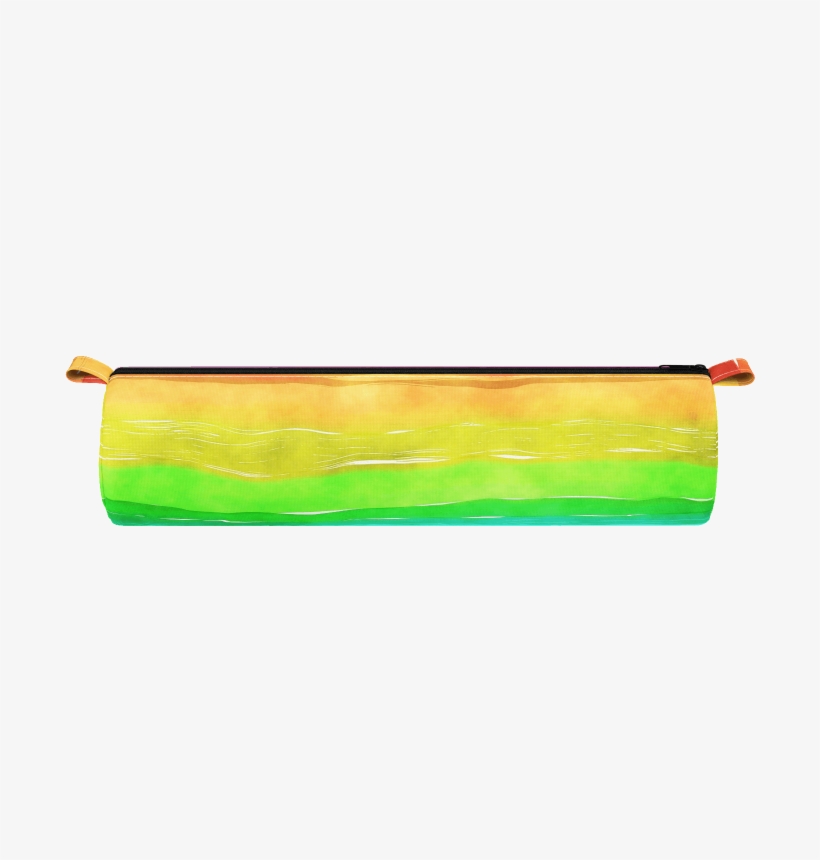 Rainbow Watercolor Pencil Case - Bag, transparent png